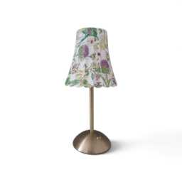 Beautiful Thistle & Wildflower Usb Rechargeable Table Lamp. Hand Decorated.cordless Lamp.portable - thumbnail 4