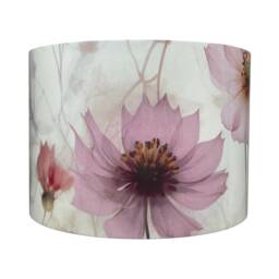 Floral Lampshade For Ceiling & Table Lamps - Pink Flower Botanical Light Shade - thumbnail 2