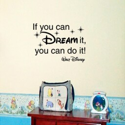 Dream It, Do It Vinyl Wall Decal, Nursery Kids Room Decor - thumbnail 1