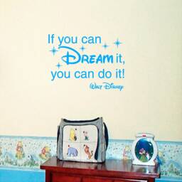 Dream It, Do It Vinyl Wall Decal, Nursery Kids Room Decor - thumbnail 2