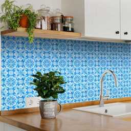 Tiles Decals Set Of 24 Spanish Portuguese Tile Stickers Wall Mural Kitchen Bathroom Tiles H23 - thumbnail 3