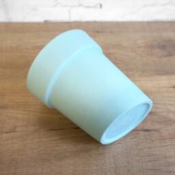 Distorted Stoneware Planter, Modern Skew Design, Handmade in Netherlands - thumbnail 4