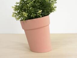 Distorted Stoneware Planter, Modern Skew Design, Handmade in Netherlands - thumbnail 1