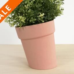 Distorted Stoneware Planter, Modern Skew Design, Handmade in Netherlands - thumbnail 2