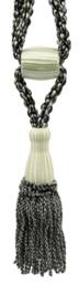 "D??copro Curtain & Drapery Tassel Tieback, Adjustable Cord Length, Length 5 1/2"", Spread 24" - thumbnail 2