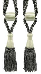 "D??copro Curtain & Drapery Tassel Tieback, Adjustable Cord Length, Length 5 1/2"", Spread 24" - thumbnail 1
