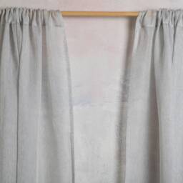 Linen Curtains - Curtains-Linen Panels -Sheer Curtains-Natural Color-A Pair With Rod Pocket-Width 67''(170xcust.length - thumbnail 2