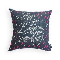 He Goes Before You - Premium Thick Cotton Linen Pillow Cushion Cover Bible Verses Christian - thumbnail 2