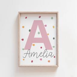 Set Of 3 Girls Nursery Prints, Rainbow Wall Art, Bedroom Decor, Blush Pink, Muted Colour, Art - thumbnail 3