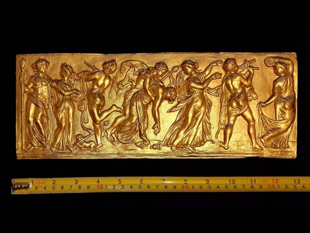 Gilt Or White French Style Decorative Wall Furniture Moulding Plaque Pediment Frame Plastic Decoration - image 1