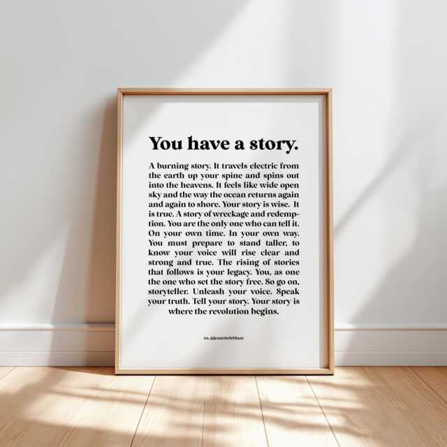 Writer Inspirational Quote Art Print, Bookish Literary Home Decor - image 1