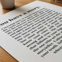 Writer Inspirational Quote Art Print, Bookish Literary Home Decor - thumbnail 2