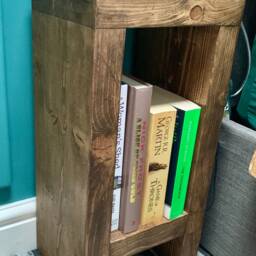 Rustic Bedside Table - Small Nightstand - thumbnail 2