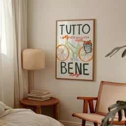 All Good Print, Print Wall Art, Italian Art Prints, Home Decor, Colourful Inspo, Unframed - thumbnail 2