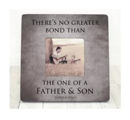 Fathers Day Gift For Dad, Dad Frame, Gift, Father & Son, Daddy From Son Daughter, Picture Frame - thumbnail 1