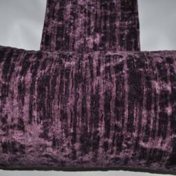 Dark Purple Chenille Upholstery Fabric Hanging Armchair Sofa Headrest Bolster Cushion With Inner Pad - thumbnail 4