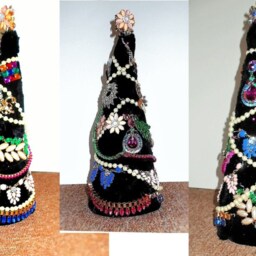 Sale Rhinestone & Pearl Christmas Tree 200 +, Rhinestone, Brooches, Gold Plated Necklaces 15 - thumbnail 3