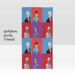 Golden Girls Beach Towel, Towel, 80S, Girls, 80S Tv, Face Towels, Home, Cult