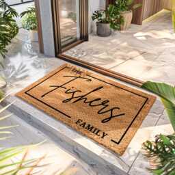 Personalised Family Doormat - Thoughtful New Home Gift - thumbnail 3