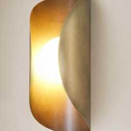 1950's Perla Wall Sconce Italian Sputnik Style Antique Brass Luxury Lamp - Inspired By Style- Brushed Fixture - thumbnail 2
