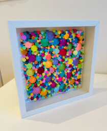 Paper Wall Art-Unique Gift-1st Anniversary Gift - Birthday Gift-Wedding Gift-Paper Anniversary-Quilling Art-3D Paper Art-Home Decor-Framed - thumbnail 1