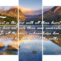 Proverbs 35-6 #9 Kjv Biblical Wall Art, Bible Quote Verse Prints, Christian Art Gifts, Religious Prints - thumbnail 3