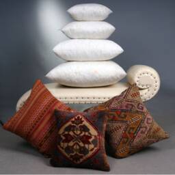 Antique Pillows, Personalized Pillow, Turkish 34x34 Child Gift Striped Cushion, Moroccan Pillow Covers, 34 - thumbnail 2