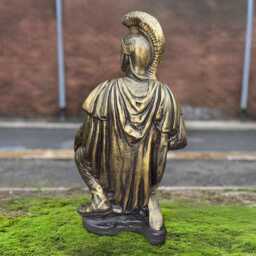 Outdoor Knight Statue Concrete Warrior Decoration Memorial Soldier Sculpture Stone Military Tribute Figure Lawn Ornament Soldier Lover Gift - thumbnail 4