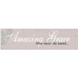Amazing Grace Sign - Christian Wall Decor Inspirational Scripture Art - thumbnail 3
