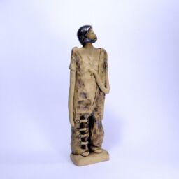 Handmade Ceramic Idf Soldier Sculpture, Clay Art Figurine - thumbnail 3