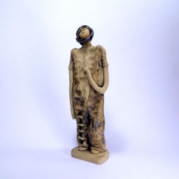 Handmade Ceramic Idf Soldier Sculpture, Clay Art Figurine - thumbnail 2