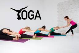 Yoga Pose Wall Decal Lotus Mandala, Buddha Decor T639 - thumbnail 1