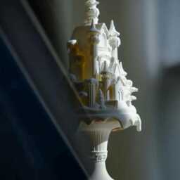 Castle Design Gypsum Diffuser Lamp Aromatherapy Led Light - thumbnail 3