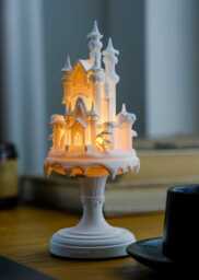 Castle Design Gypsum Diffuser Lamp Aromatherapy Led Light