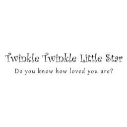 Twinkle Little Star Wall Decal Nursery Baby Room Decal - 058 - thumbnail 3