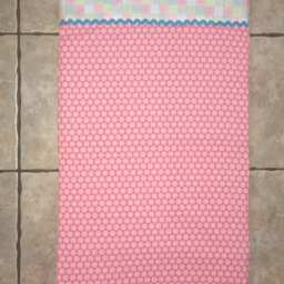 Custom Monogrammed Chevron Nap Mat Cover, Blanket, Pillow & Case - thumbnail 4