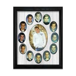 School Years Picture Frame - Oval K-12 Photo Collage Graduation Gift For Parents 11x14 Display Memory Kids - thumbnail 2