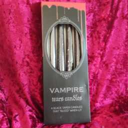 Vampire Tears Candles - Black Taper Bleeding Candle's Halloween Decoration Vampire Alter Shrine Decor Gothic - thumbnail 3