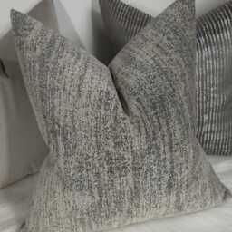 Textured Chenille Villa Nova Marka Smoke Cushion Cover Chenille. Pillow Case/Throw Pillow For Sofa Bed - thumbnail 3