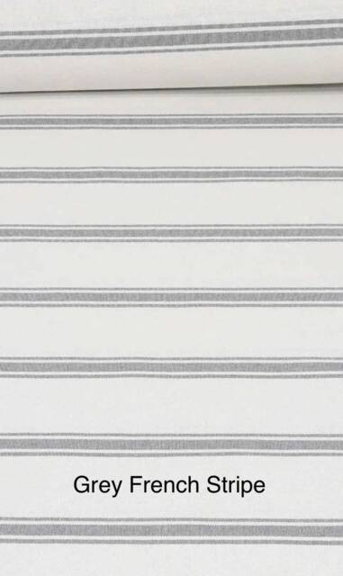 Bespoke Headboard Cover - French Stripe. Custom Made To Fit Existing Headboard, See Description For Full Details - image 1