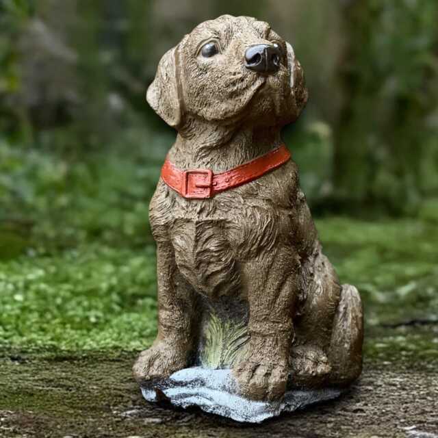 Stone Labrador Statue Concrete Sculpture Outdoor Dog Figurine Cement Memorial Ornament Lover Gift Handmade - image 1