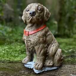 Stone Labrador Statue Concrete Sculpture Outdoor Dog Figurine Cement Memorial Ornament Lover Gift Handmade - thumbnail 3
