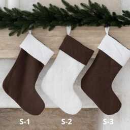 Family Stockings With Name, Christmas Personalized, Knit Stockings, Patch Knitted Stockings, Holiday Gift Kids - thumbnail 2