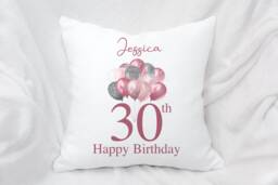 Personalised Special Birthday Milestone Cushions, 18Th, 21st, 30Th, 40Th, 50Th, 60Th, 70Th, 80Th, 90Th - thumbnail 1