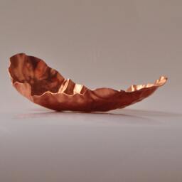 Hand Forged Copper Bowl/Tabletop Sculpture - thumbnail 2