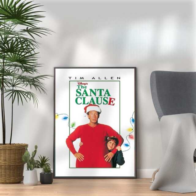 The Santa Clause Movie Poster Christmas Film Wall Art - image 1