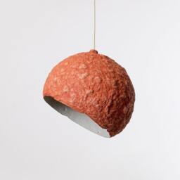 Nursery Lamp From Paper Mache, Small Night Light - Globe Mini - thumbnail 2