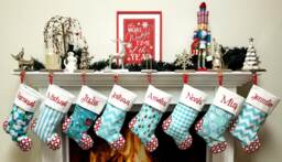 Personalized Family Christmas Stockings Choose Your Favorite 5 & Personalization