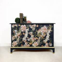 stag Blue Chinoiserie 4 Over 2 Chest Of 6 Drawers - thumbnail 2