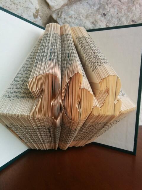 26.2 - Folded Book Art Fully Customizable, Marathon Runner, Racer, Triathelete - image 1